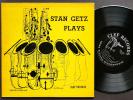 STAN GETZ Plays 10 LP CLEF RECORDS MGC-137 