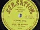 Blues 78 JOHN LEE HOOKER Burnin Hell SENSATION 21 